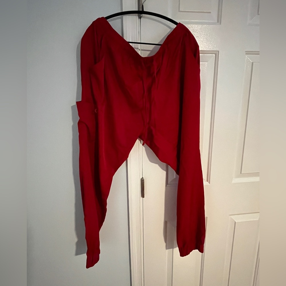 ❌SOLD❌ Red mediChic scrubs pants Mini Marilyn 2X NWOT